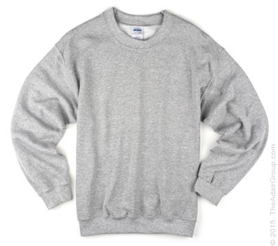 Adult Crewneck Sweatshirt - Grey