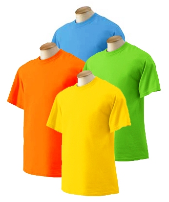 Adult T-Shirt  - Bright Colors
