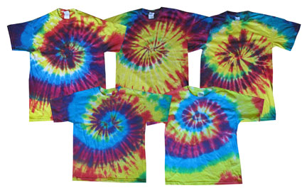 Tie Dye T-Shirt (Rainbow Spiral)
