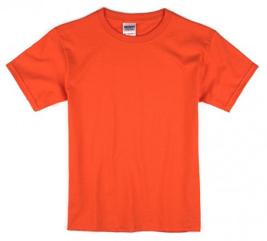 orange brand shirt