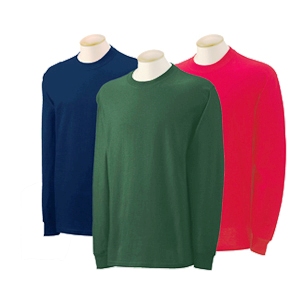 Adult Long Sleeve T-Shirt (Assorted Colors)