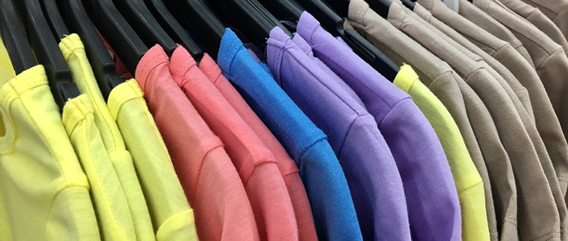 comfort colors shirts hanging