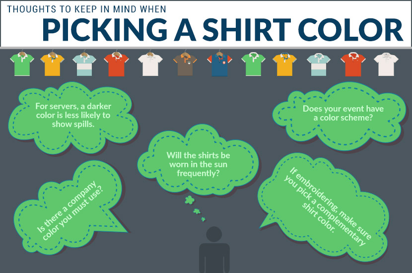 picking shirt color infographic