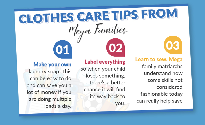 clothes care tips graphic