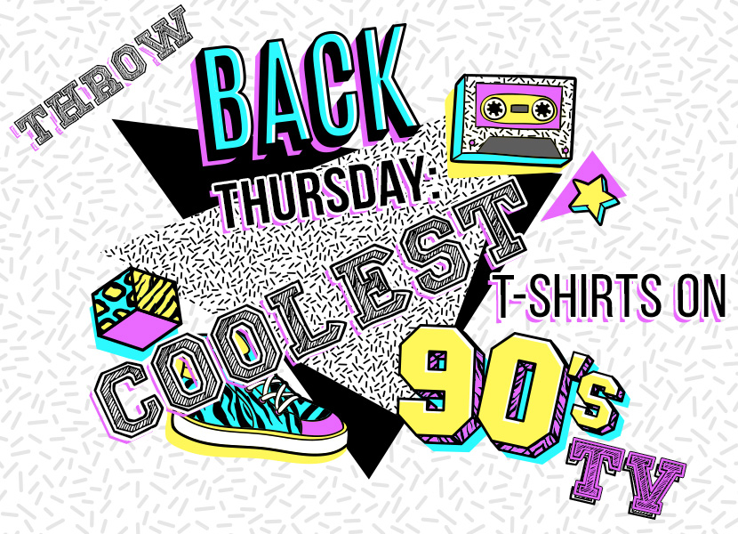 Throwback Thursday Coolest T-Shirts on ‘90s TV