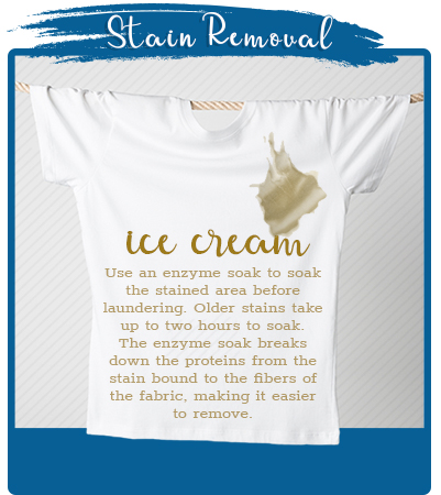 Ice Cream Stain Removal