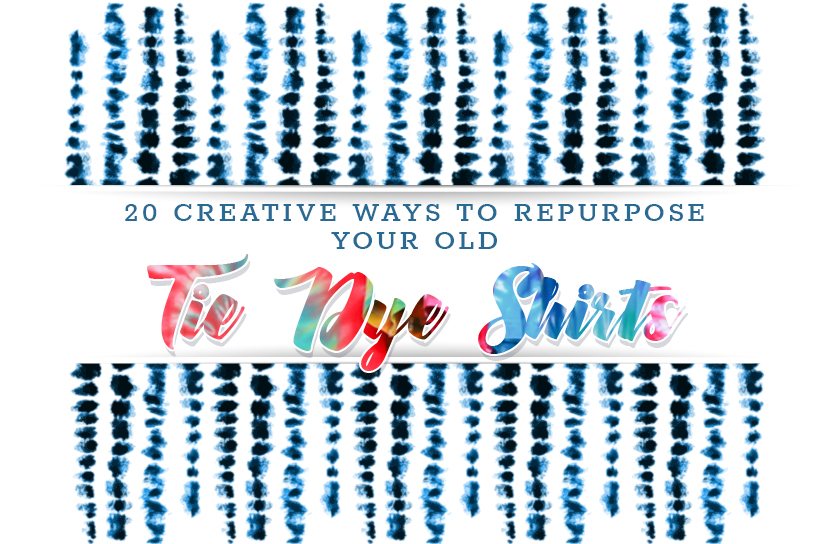 creative ways repurpose tie dye t shirts