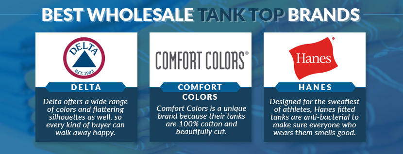 best wholesale tank top brands