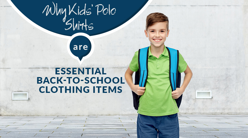 kids polo shirts back to school