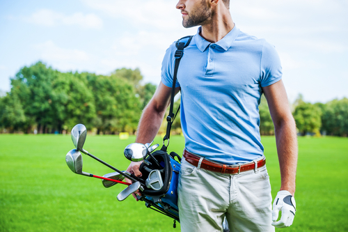 male golfer