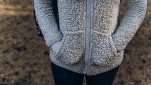 placing sweater in dryer