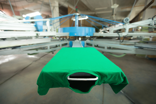green t shirt silk screen printing machine