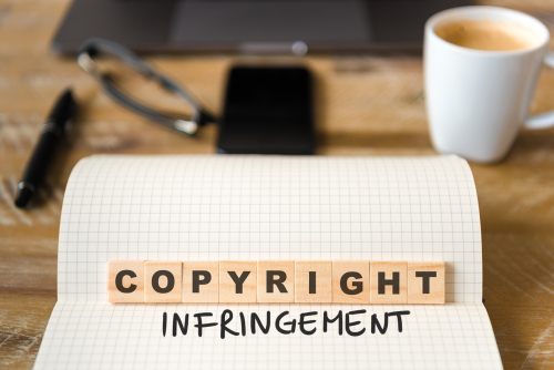 copyright infringement on notebook