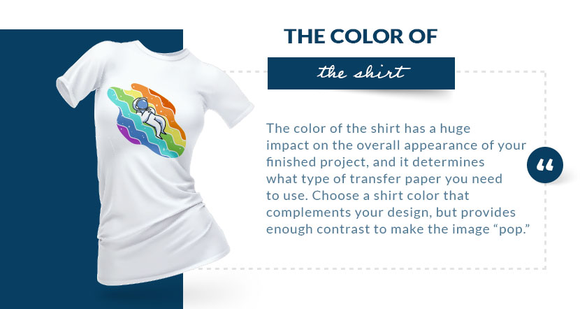 color of the shirt graphic