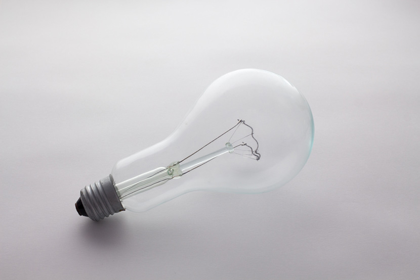 150 -watt incandescent light bulb