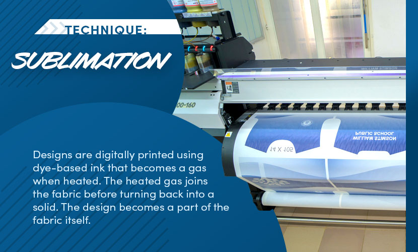 technique sublimation printing