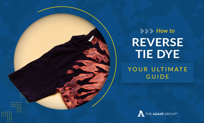 how to reverse tie dye guide