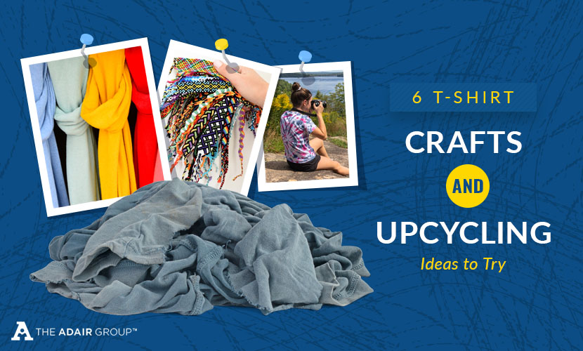6 T-Shirt Crafts and Upcycling Ideas to Try