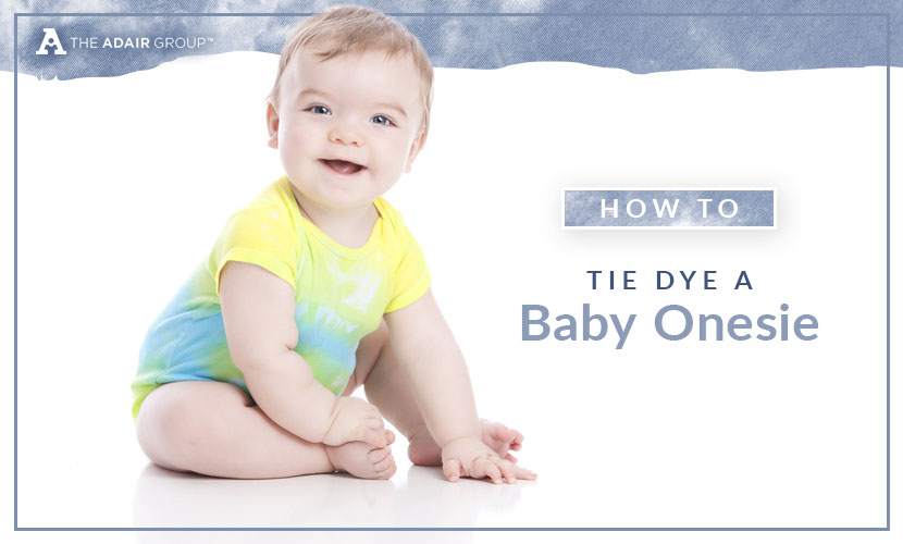 How to Tie Dye a Baby Onesie