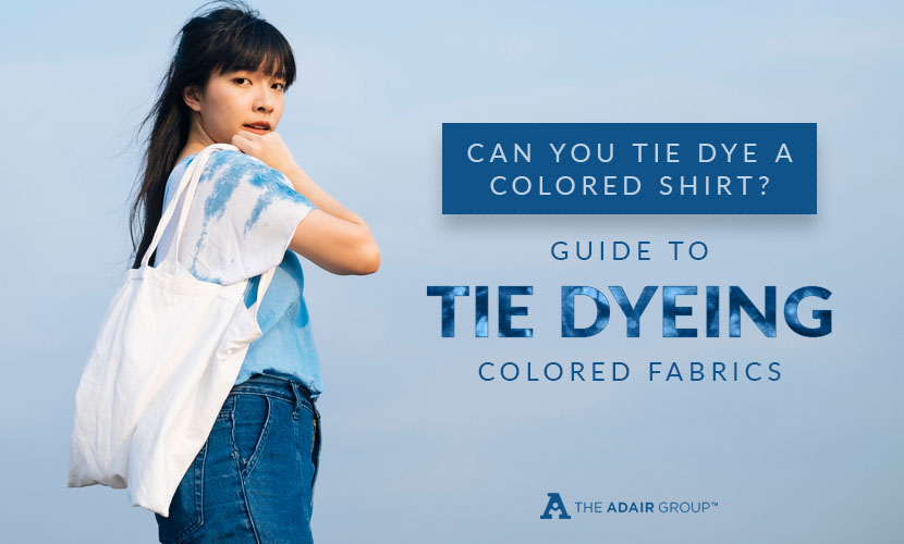 guide tie dyeing colored fabrics