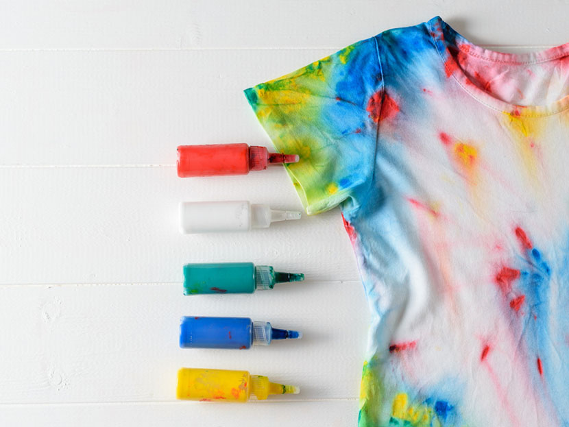 tie dye bottles shirt