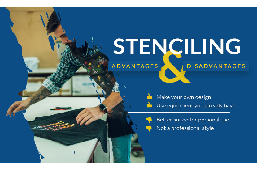 stenciling advantages and disadvantages