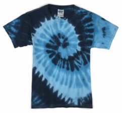 Blue Ocean Tie Dye Adult T-Shirt