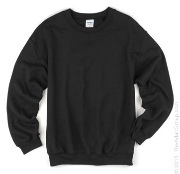 Black Crewneck Sweatshirts for Adults | The Adair Group