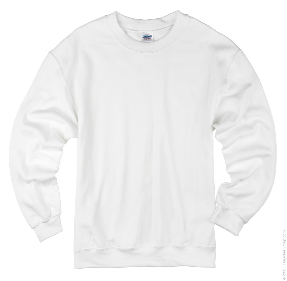 plain white crew neck