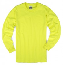 Safety Green| Adult Long Sleeve T