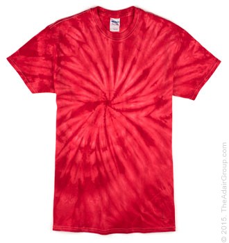 Red Cyclone Adult Tie Dye T-Shirt | The Adair Group