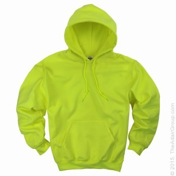 Gildan hoodie sales safety green