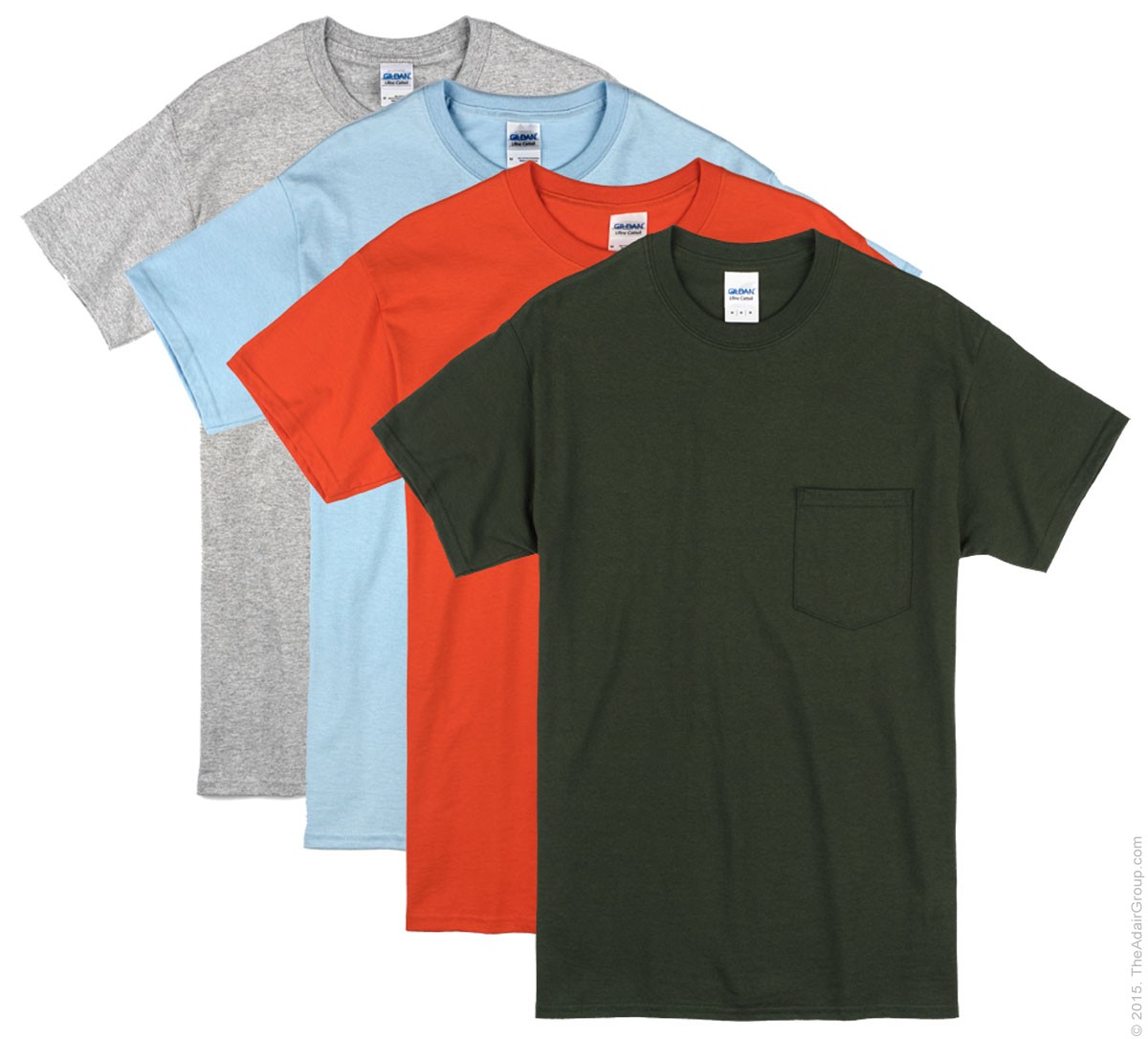 bulk pocket t shirts