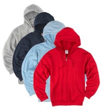 Assorted Colors Adult Zipper Hood