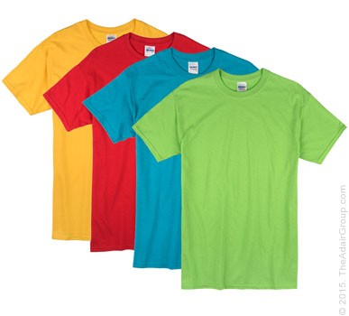 Bright Color Adult T-Shirts | The Adair Group