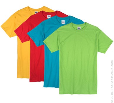 Bright Color Adult T Shirts The Adair Group