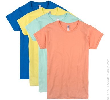 Assorted Color Womens Fitted T-Shirts | The Adair Group
