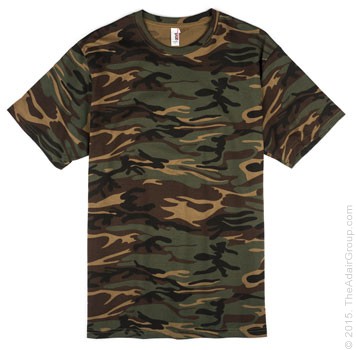 Camouflage Green Adult T-Shirt | The Adair Group