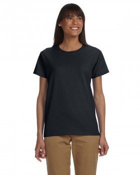 Black Ladies Relaxed Fit Tee