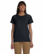 Black Ladies Relaxed Fit Tee