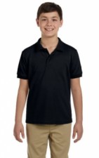 Black| Kids Polo Shirt