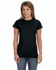 Black| Ladies Fitted T-Shirt
