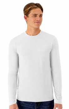 White Cool DRI® | Hanes Long Sleeve Tee