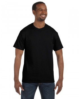 Hanes 5280 T Shirt in Black | 100% Cotton