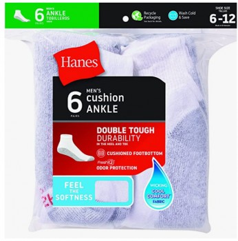 White|Men's Cushion Ankle