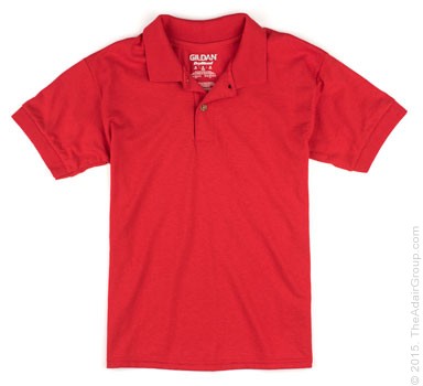 Red Kids Polo Shirt | The Adair Group