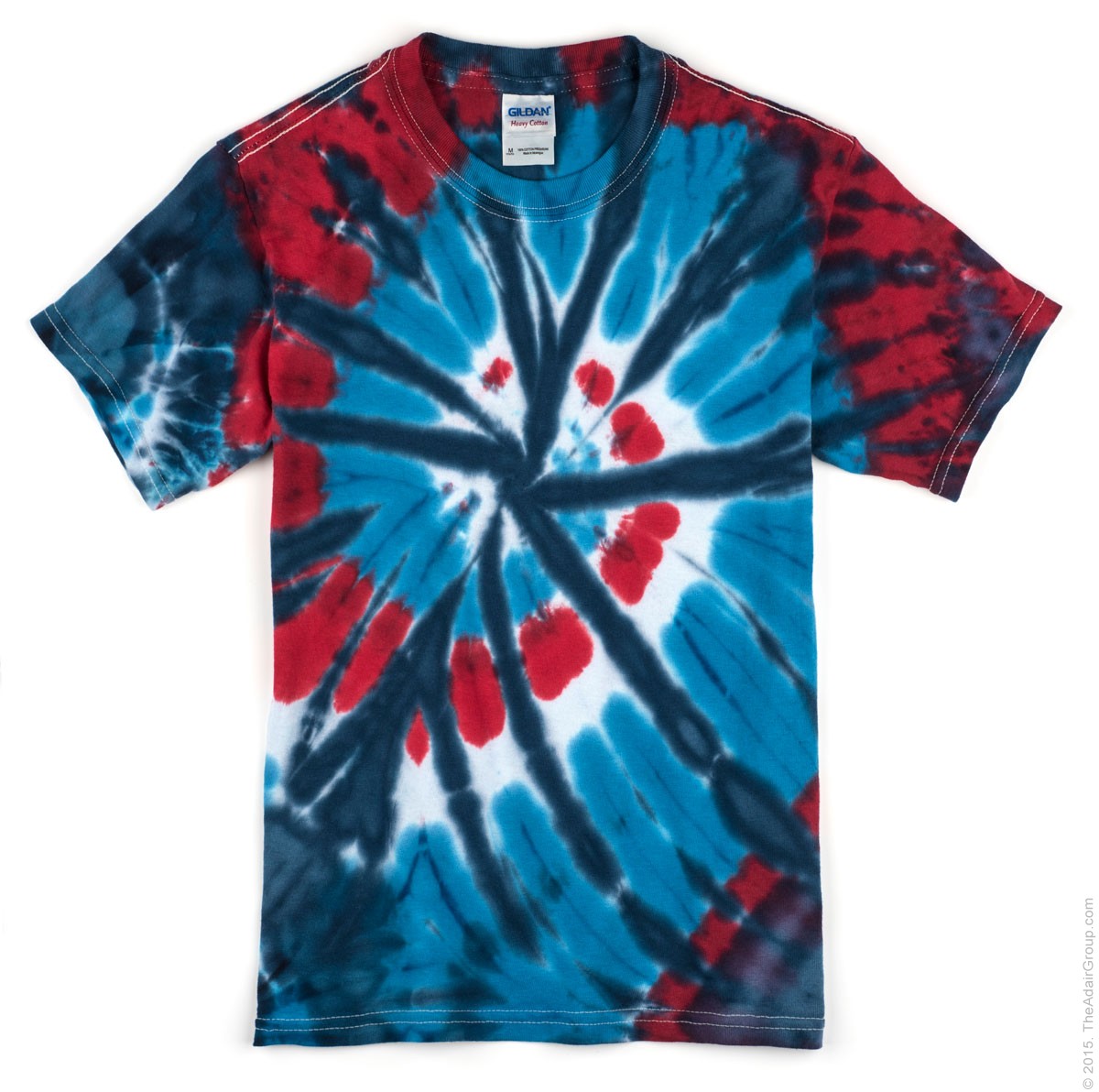 blue spiral tank top size XS : 4-5 unisex sizes Blue and white tie dye kids tank top