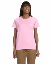 Light Pink Ladies Relaxed Fit Tee