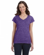 Heather Purple|Ladies Fitted V-Neck