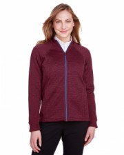 Ladies Flux 2.0 Full-Zip Jacket Burg Hth/ Oly Bl